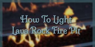 Cómo encender un pozo de fuego de roca de lava