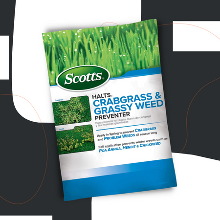 Scotts Menghentikan Crabgrass & Grassy Weed Preventer