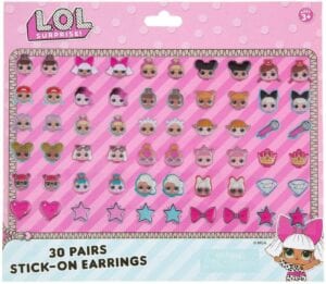 Momoka's Apron Pink LOL Doll Earring Stickers
