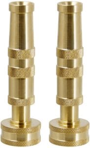 Twinkle Star Heavy-Duty Brass Adjustable Twist Hose Nozzle