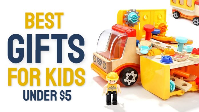 melhores presentes para crianças com menos de US $ 5