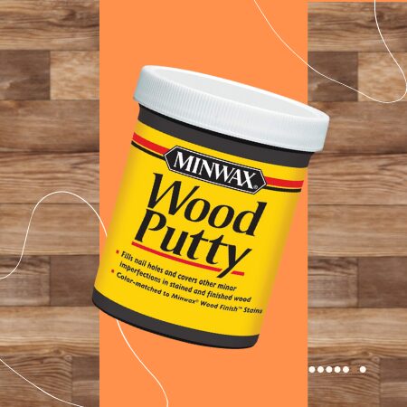 Minwax 236174444 Wood Putty, 1 lb, Walnut