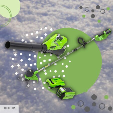 Greenworks G-MAX Cordless String Trimmer and Leaf Blower