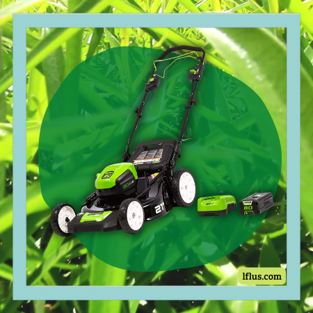 Greenworks PRO เครื่องตัดหญ้าไร้สายแบบขับเคลื่อนด้วยตนเอง ขนาด 21 นิ้ว 80 โวลต์