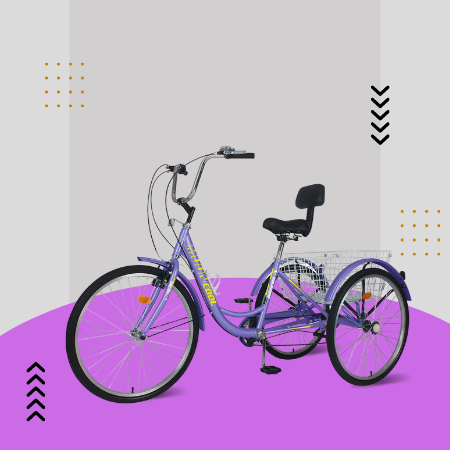 Slsy triciclos para adultos 7 velocidades, triciclos para adultos