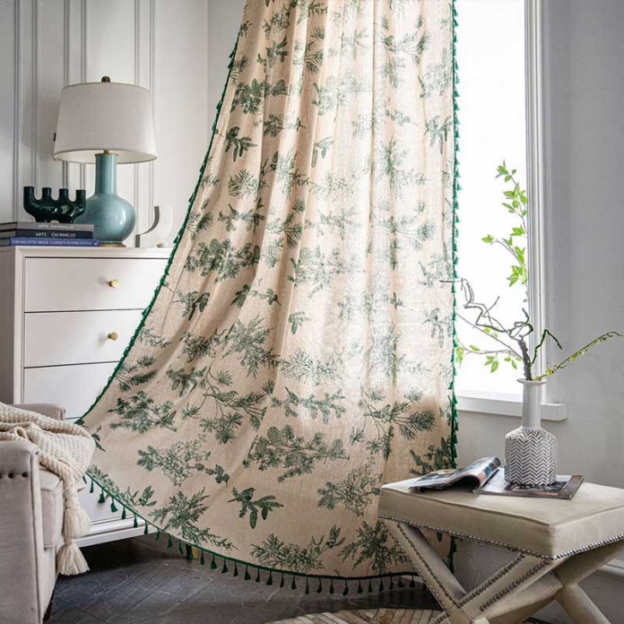 Vorhang für Schlafzimmer mit klassischer Eleganz
