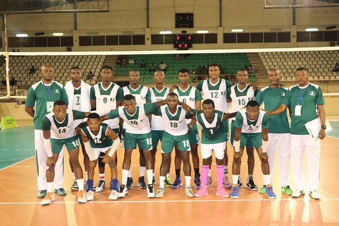 Nigerianische Herren-Jugend-Volleyballmannschaft