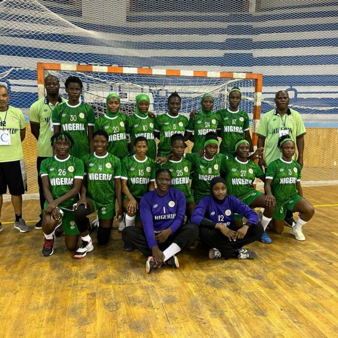 Nigerianische Frauenhandball-Jugendmannschaft