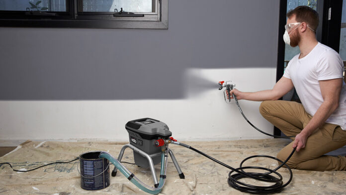 Utiliser un pulvérisateur de peinture sans air